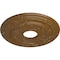 Ekena Millwork Dublin Ceiling Medallion (Canopies up to 8 1/4"), 15 3/8"OD x 3 5/8"ID x 1"P, Smokey Topaz Crackle CM15DUSTC - alternate 2